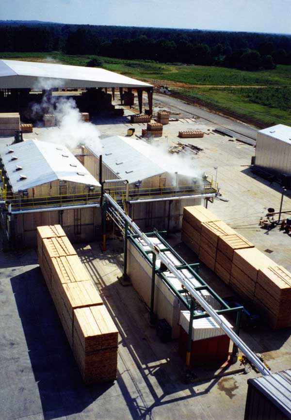 Track Loading Lumber Dry Kiln